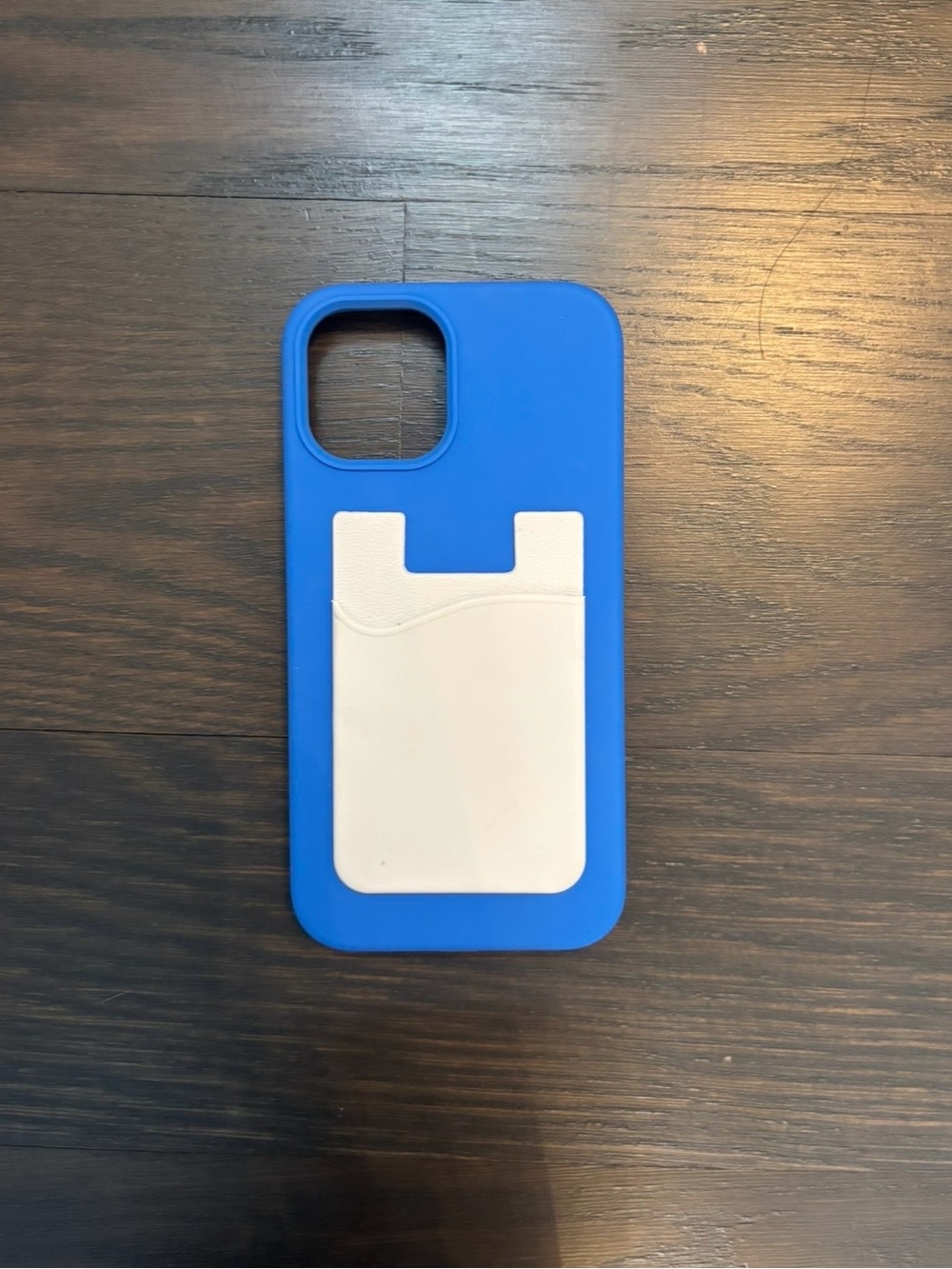 Amazon Blue Phone Case with White Card Pocket